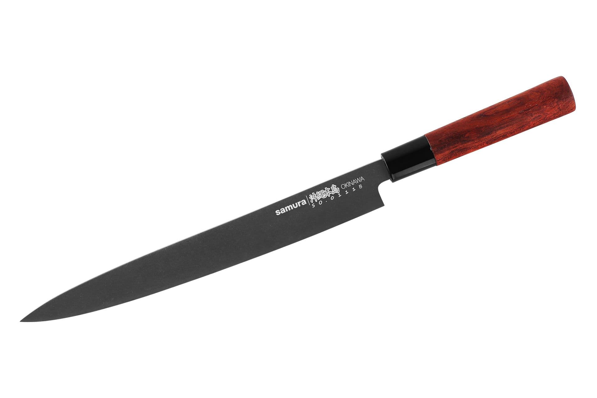 SAMURA - OKINAWA Nůž Stonewash Yanagiba 27cm