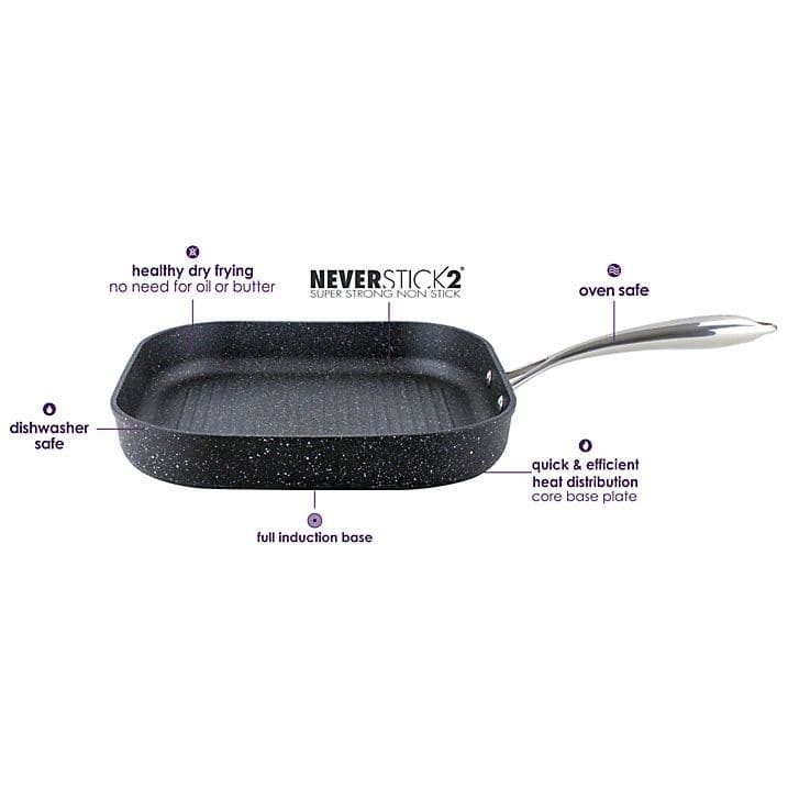 Eaziglide Neverstick2 grilovací pánev 28 cm - náhled 4