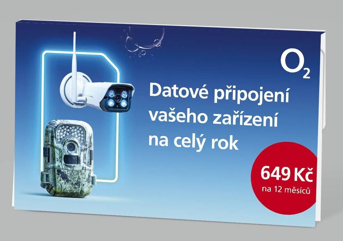 Nejvýhodnější SIM do fotopasti 15GB