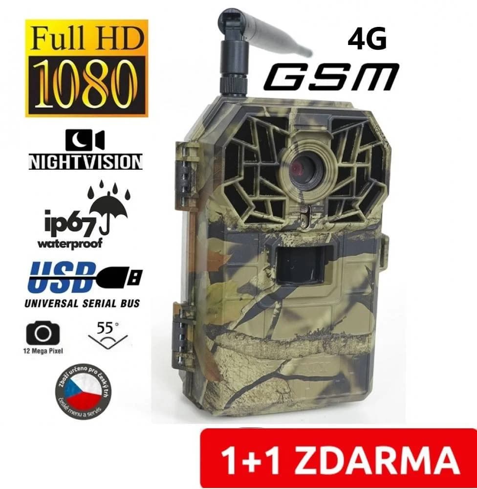 Fotopast BUNATY WIDE FULL HD GSM 4G + 32GB karta a SIM karta