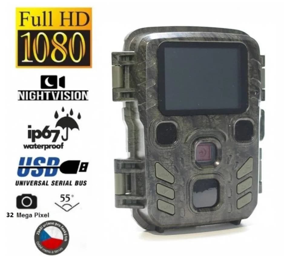 Fotopast BUNATY MINI  FULL HD + 32GB karta a polohovací kloub - náhled 2