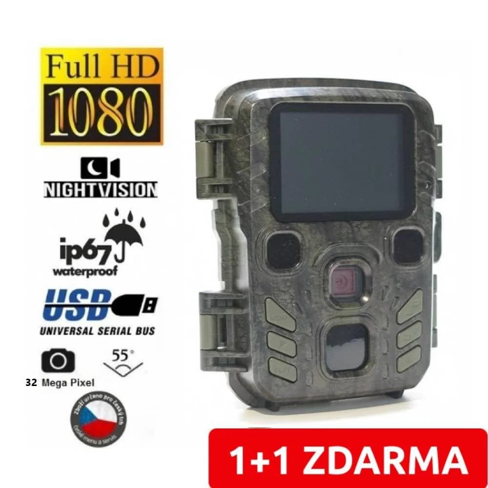 Fotopast BUNATY MINI  FULL HD + 32GB karta a polohovací kloub