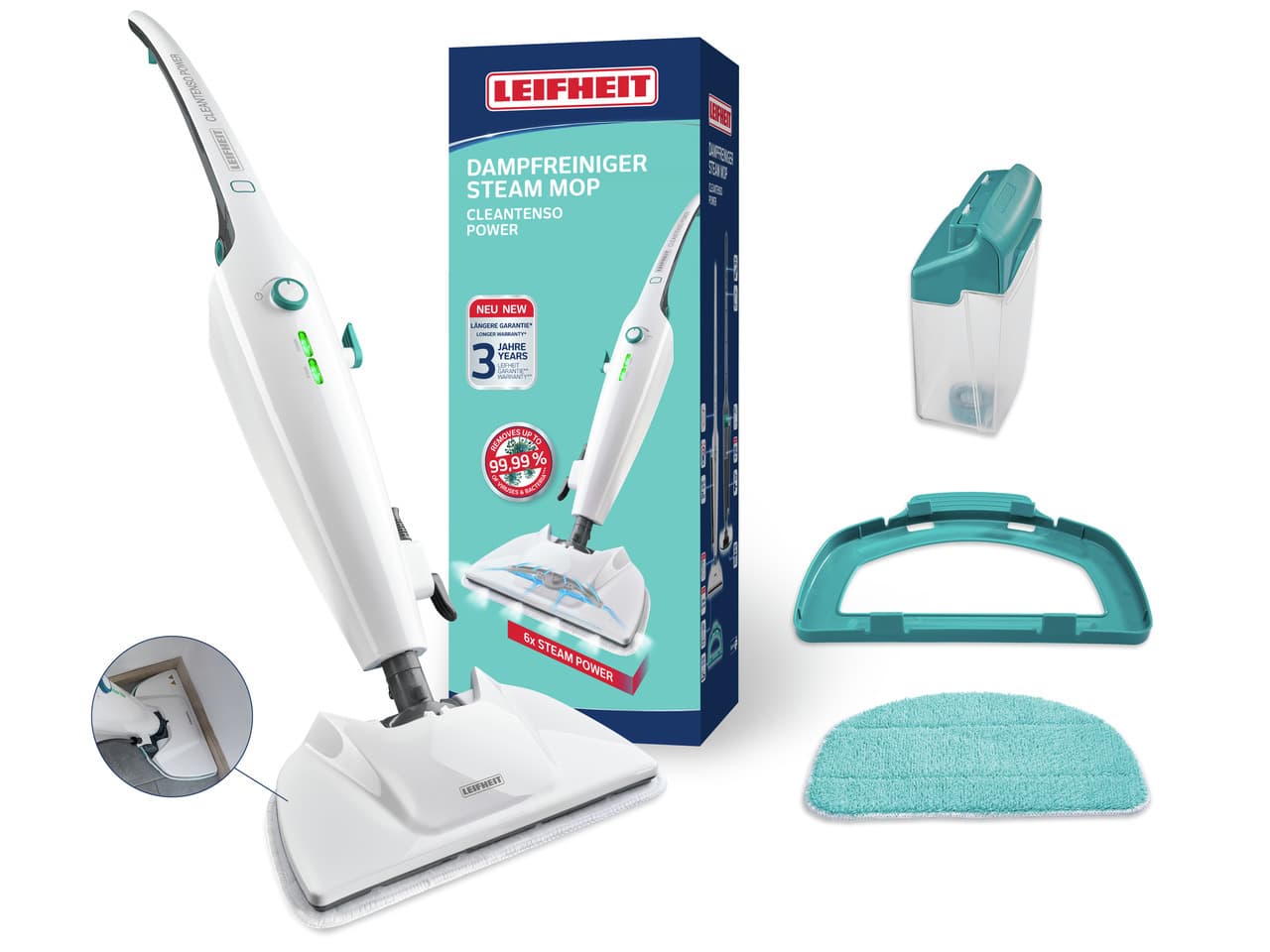Leifheit Parní čistič Clean Tenso Power 11940