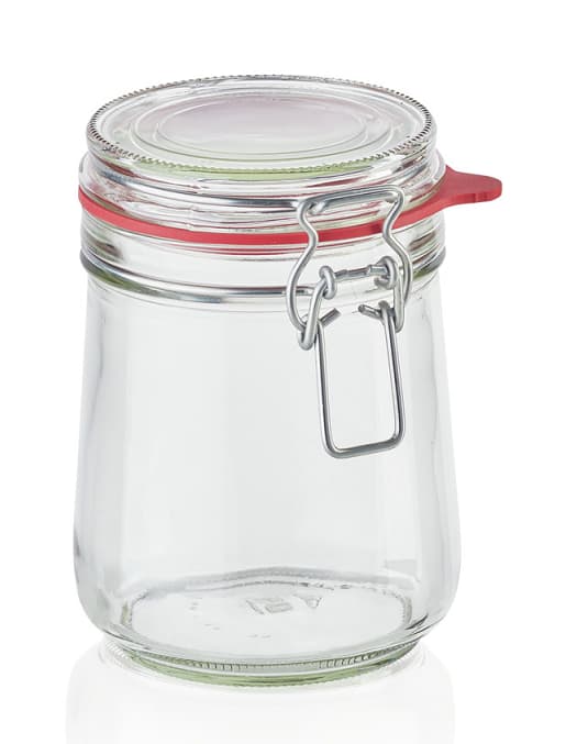 Leifheit Zavařovací sklenice s klipem a těsnící gumou 800 ml 03284