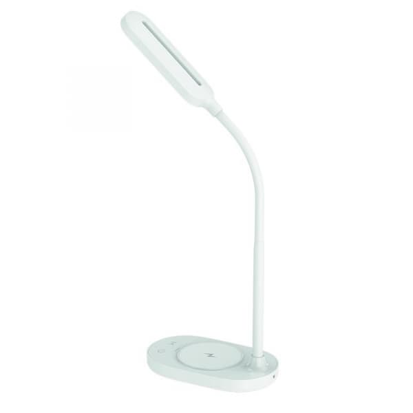 LED lampa OCTAVIA 7W stmívatelná s bezdrátovým nabíjením - DL4301/W/B Bílá - náhled 3