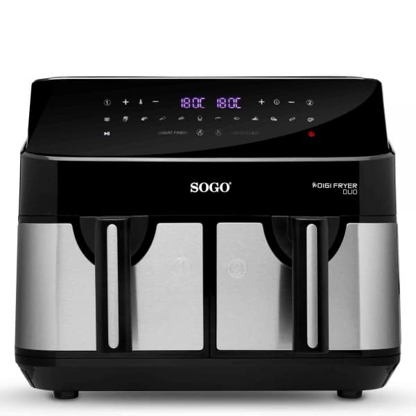 Chytrá, multifunkční a dvojtá horkovzdušná fritéza SOGO SS-10845
