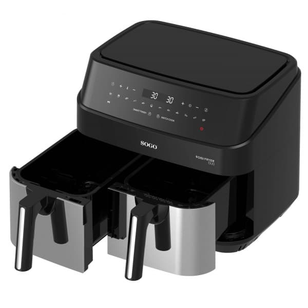 Chytrá, multifunkční a dvojtá horkovzdušná fritéza SOGO SS-10845 - náhled 2