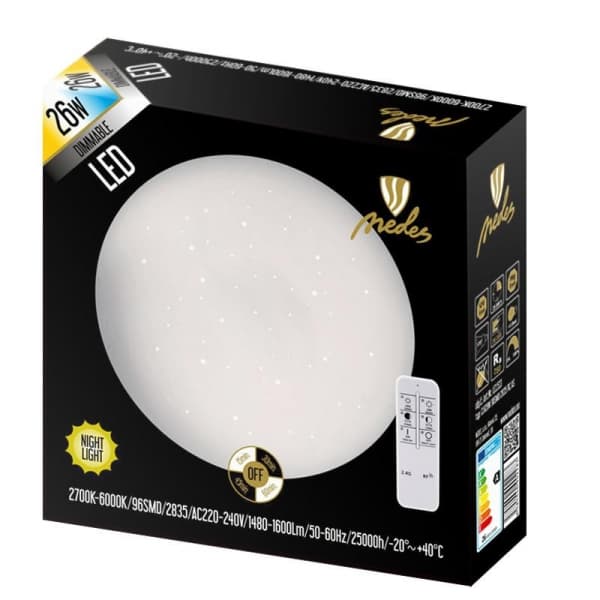 Nedes LED svítidlo OPAL + dálk. ovladač 26W/CLR26W/RC/AS - LCL533 - náhled 3