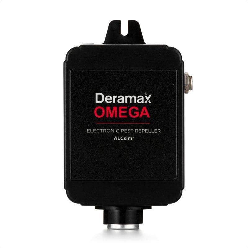 Deramax‐Omega ‐ Ultrazvukový odpuzovač‐plašič kun a hlodavců II. generace