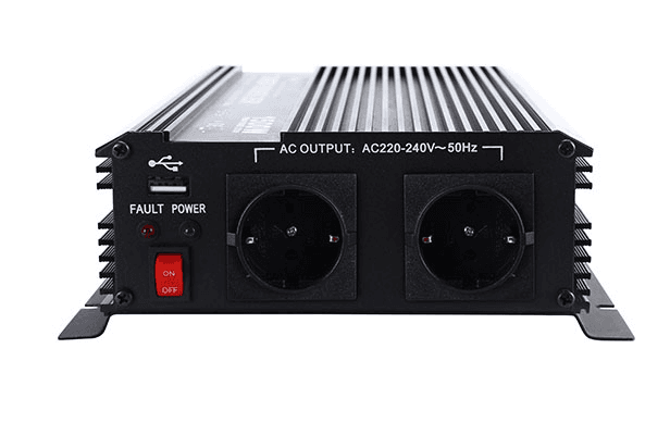 Měnič napětí Carspa CAR1KU-24 24V/230V+USB 1000W, modifikovaná sinus