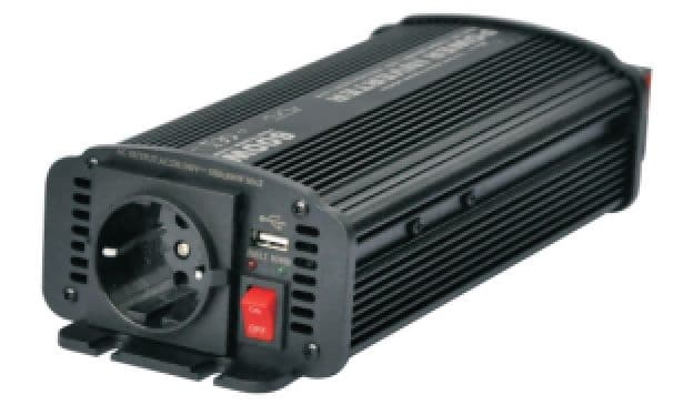 Měnič napětí Carspa CAR600U-242 24V/230V+USB 600W, modifikovaná sinus