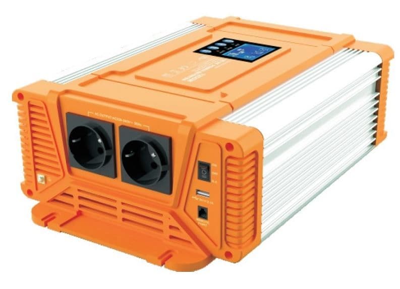 Měnič napětí Carspa PX1200-24, 24V/230V+USB 1200W čistá sinusovka