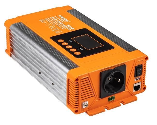 Měnič napětí Carspa PX500-24, 24V/230V+USB 500W čistá sinusovka