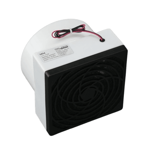 MALAPA SI94 - 12 V, 9,6 W nástěnný potrubní ventilátor axiální 230 m³/h, průměr 125 mm