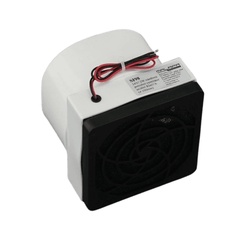 MALAPA SI98 - 24 V, 2 W nástěnný potrubní ventilátor axiální 82 m³/h, průměr 100 mm