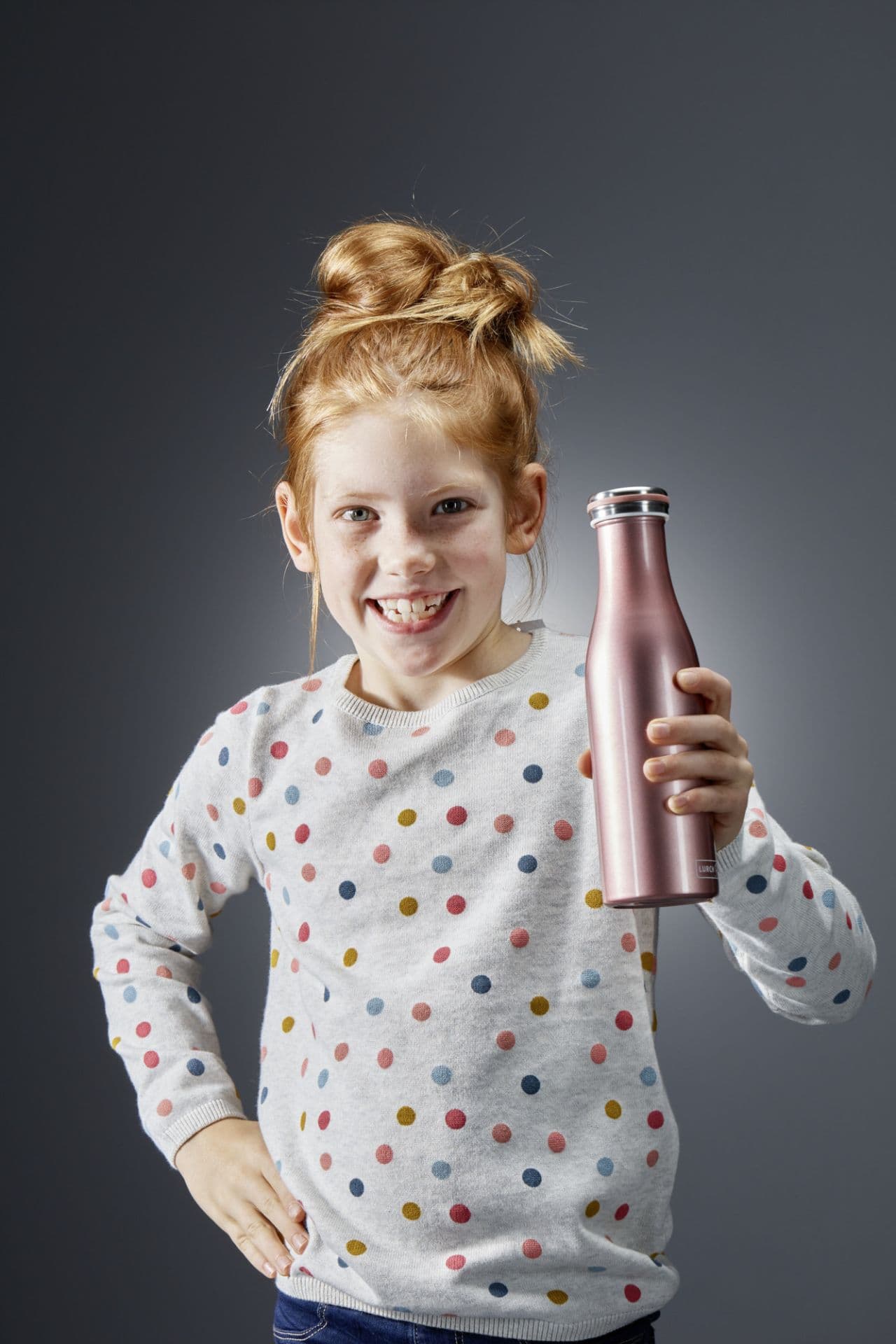 Lurch Trendy termo láhev 750 ml rose gold - náhled 5