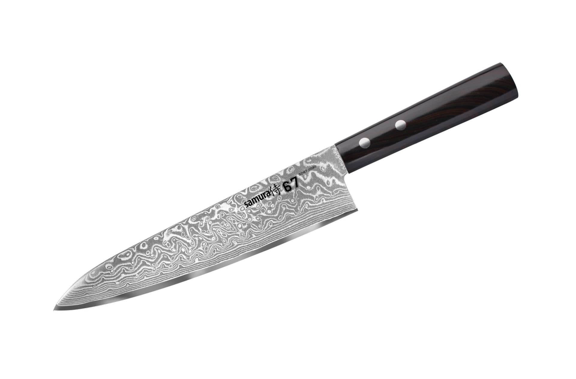 Samura DAMASCUS 67 SD67-0085M Kuchyňský nůž evropský šéfkuchař 20,8 cm