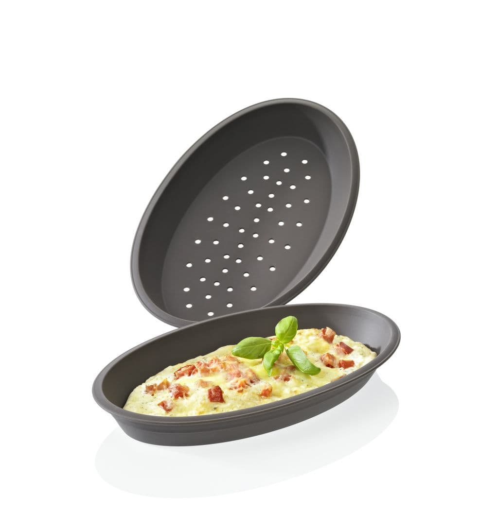 Lurch - Flexiform - silikonová forma na pizzu 24,5 x 14,5 x 3 cm - 2ks - náhled 3