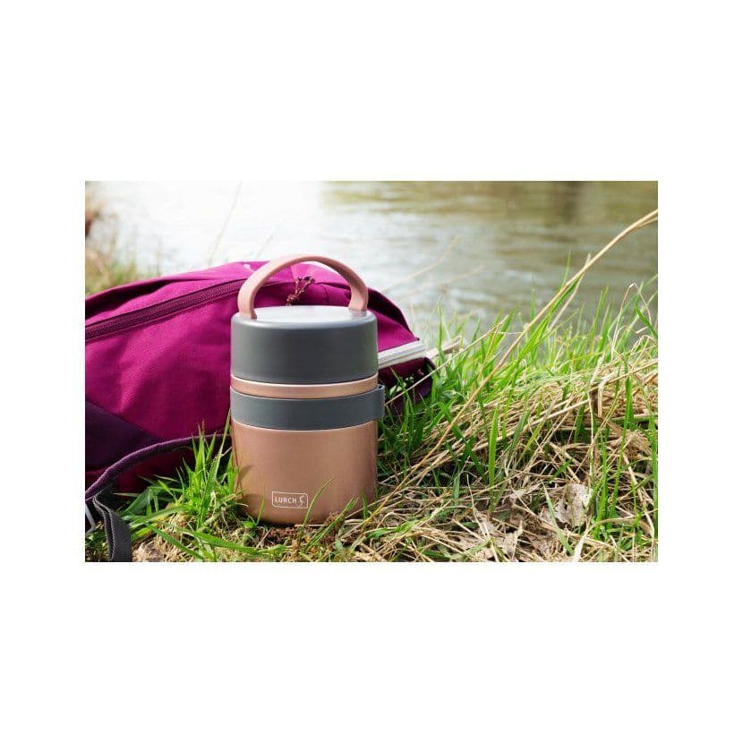 Lurch Nerezová termo nádoba 500 ml rosegold - náhled 4