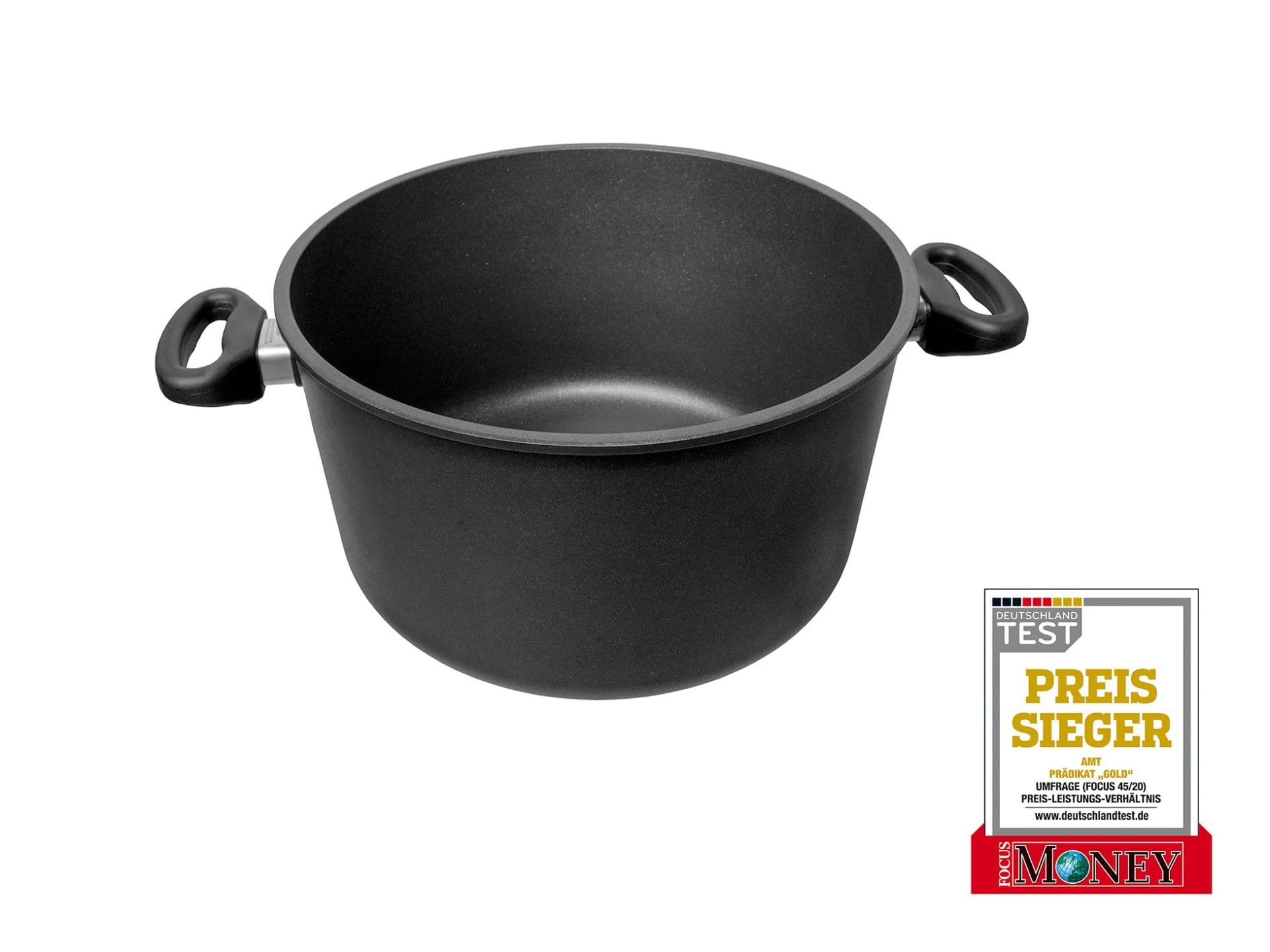 AMT nepřilnavý hrnec 24 cm /5l - indukce - náhled 3