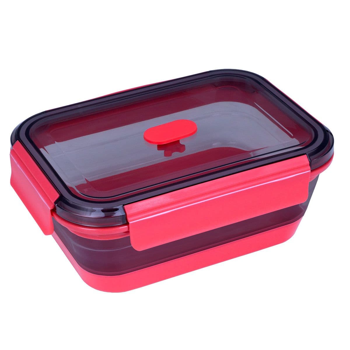 Lurch - skládací box silikonový frozen pink 1200ml - náhled 2