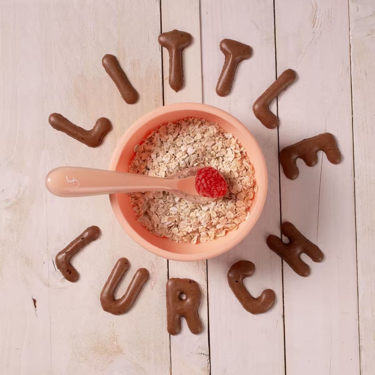 Lurch - dětská silikonová miska apricot - náhled 4
