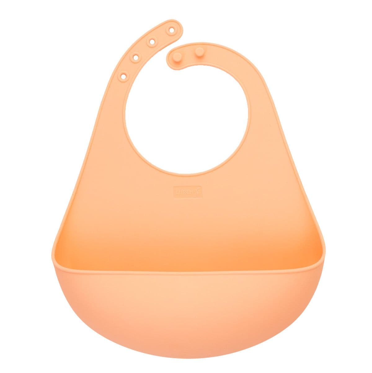 Lurch - dětský silikonový bryndák apricot