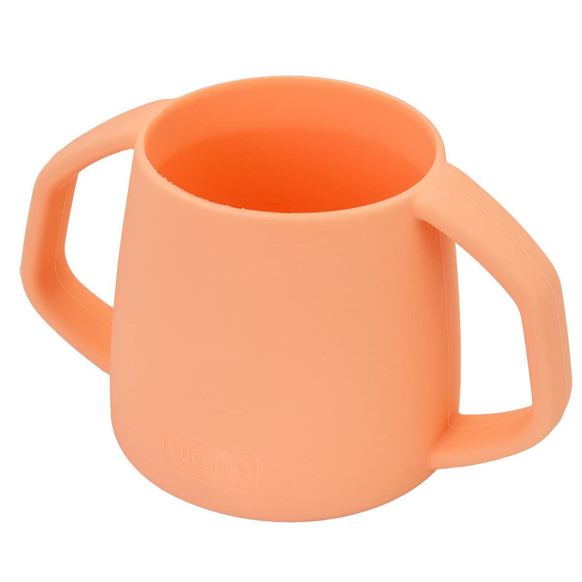 Lurch - dětský silikonový hrnek apricot